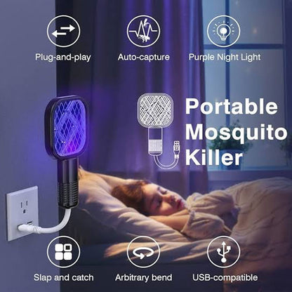 USB Mosquito Killer Lamp – Electric Insect Trap LED Night Light